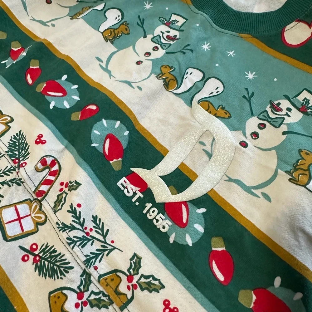 Disney Spirit Green and White Holiday Sweater - Picture 2 of 4